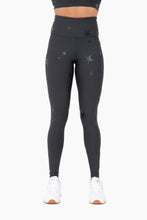 Load image into Gallery viewer, Black Star Foil Leggings
